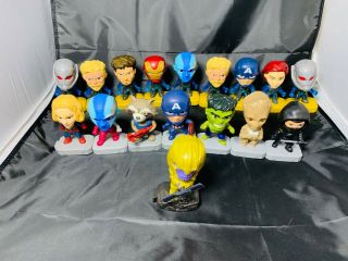 2019 Mcdonalds Marvel Avengers Endgame Happy Meal Toys Set Of 18 Almost Complete