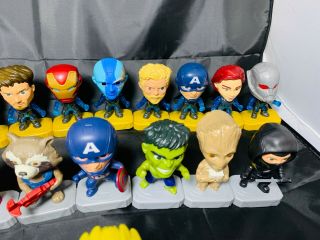 2019 McDonalds Marvel Avengers Endgame Happy Meal Toys Set Of 18 Almost Complete 4