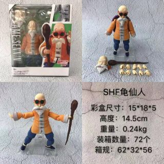 SHF Figuarts Dragon Ball Z Master Roshi Kame Sennin DBZ Action Figure 6