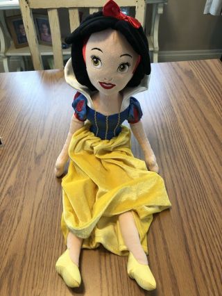 Disney Store 20 " Princess Snow White Plush Doll