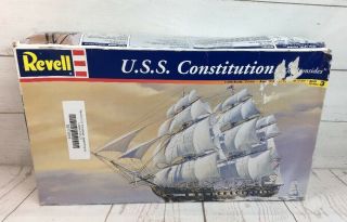 Revell Uss Constitution Old Ironsides Ship 1:196 Model Kit 85 - 5404 Skill 3