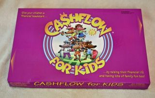 Cashflow For Kids Board Game Robert Kiyosaki - Rich Dad Poor Dad - Unplayed