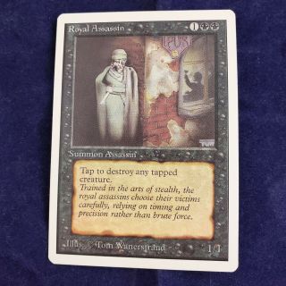 Royal Assassin Unlimited Magic The Gathering Mtg Old School / Nm See Card Photos