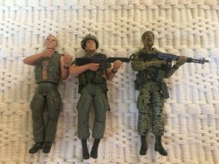 3 - 21st Century Vietnam Soldiers U.  S Navy Seal,  Infantry And Helicopter Gunner