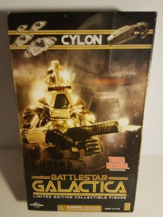 Battlestar Galactica Limited Edition Gold Cylon 12 " Action Figure.