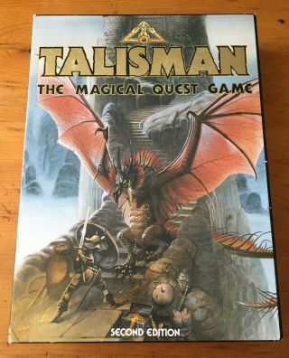 Talisman - The Magical Quest Board Game: 2nd Second Edition 1985 - Good Conditon
