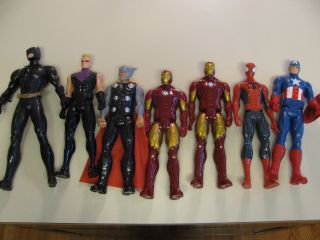 Marvel Legends 12 " Action Figures Thor Captain America Spiderman Iron Man Batman