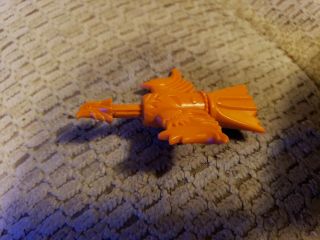 1986 Kenner Silverhawks Buzz - Saw Figure Shredator Bird Orange Part Accessories