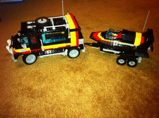 Lego Set: 5581 - Magic Flash: Van,  Boat,  Racecar 100 Complete,  No Box