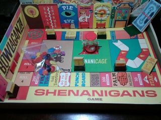 Vintage SHENANIGANS Carnival Of Fun 1964/1966 Milton Bradley Board Game Complete 2