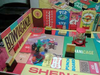 Vintage SHENANIGANS Carnival Of Fun 1964/1966 Milton Bradley Board Game Complete 4