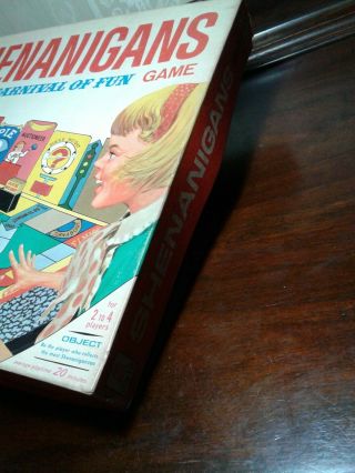 Vintage SHENANIGANS Carnival Of Fun 1964/1966 Milton Bradley Board Game Complete 6