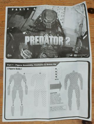 Rare Hot Toys Movie Masterpiece 1/6 Scale Predator 2 City Hunter Figure MMS45 8