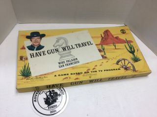 Have Gun Will Travel By Parker Brothers 1959 -
