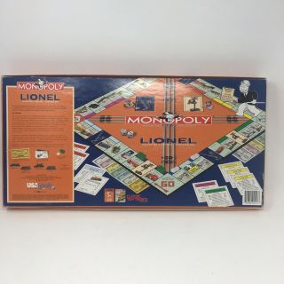 Monopoly Lionel Collectors Edition Postwar Era Board Game Complete 2