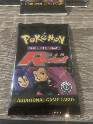 1st Edition Pokemon Team Rocket Booster Pack (1) Unweighed Factory