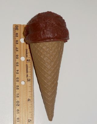 Realistic Play Food Chocolate Ice Cream Cone Stage Prop Fisher Price Little Tike