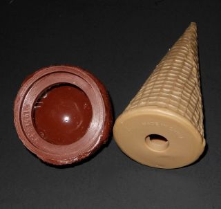 Realistic Play Food Chocolate Ice Cream Cone Stage Prop Fisher Price Little Tike 5