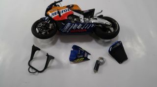 Tamiya Repsol Honda 1/12 Motorcycle,  Parts Broken,  Pre - Built One From Factory,