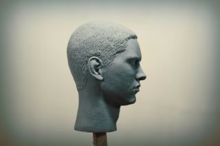 Unpainted Custom Sculpt head Eminem 1/6 Scale Marshall Mathers Slim Shady 4