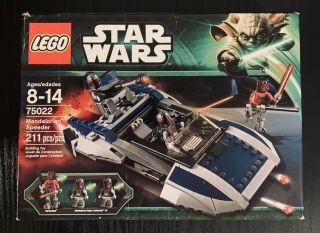 Lego Star Wars Mandalorian Speeder Set 75022 Rare Retired Darth Maul