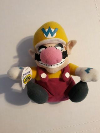 Nintendo 64 / N64 1997 Mario Wario Plush With Tags Bd&a Authentic Nes
