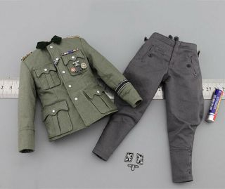 Did 3r Gm642 1/6 Scale Wwii Paul Hausser Uniform & Pants For 12 " Figure