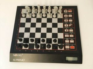 1988 Electronic Chess Computer Novag Supremo Model 881