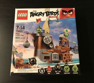 Lego 75825 Angry Birds Movie Piggy Pirate Ship 2016 Red Bomb Leonard