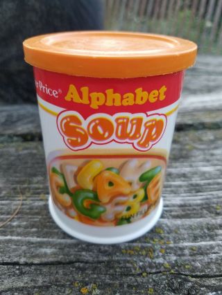 Fisher Price Fun With Food Alphabet Soup Can Abc Letters Set