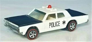 1969 Hot Wheels Redlines Police Cruiser - Made In The Usa