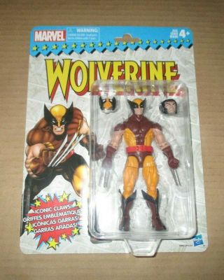Hasbro Marvel Legends Retro Vintage Wolverine Figure Classic 2018 X - Men