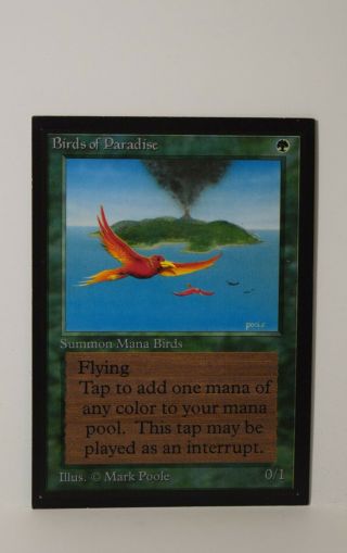 Mtg Magic The Gathering - Collectors Edition Ce - Birds Of Paradise X1