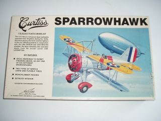 Williams Bros 1:32 Curtiss Sparrowhawk Biplane Model Airplane Kit - Started