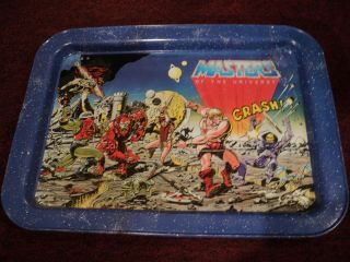 Masters Of The Universe Vintage 1982 Tv Tray Mattel He - Man Motu Skeletor