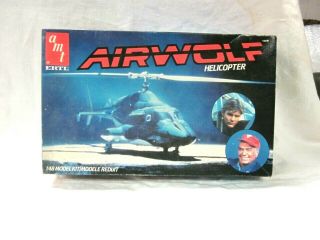 Amt - Ertl Airwolf Model Kit 6680 1/48 Helicopter