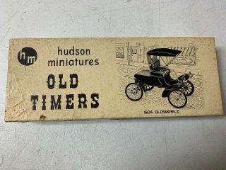 Hudson Miniatures Old Timer Kit 1:25 Wood Plastic 1949 - 1904 Oldsmobile Car