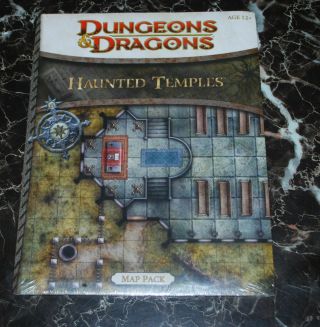 D&d 4e Haunted Temples Map Pack Sw/sealed D20