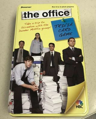 The Office Trivia Card Game Nbc Tv Show Trivia 2009 Complete - Pressman