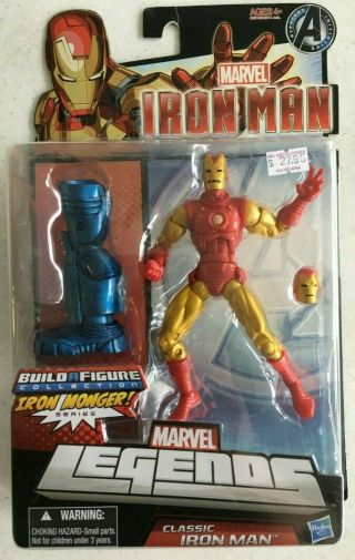 Marvel Legends Classic Iron Man Action Figure Baf Iron Monger Series Disney