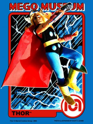 1976 MEGO THE MIGHTY THOR 8 INCH FIGURE 100 ACCESSORIES 8