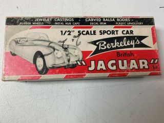 Vintage 1/2 " Scale Sport Car Berkeley 