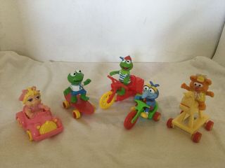Vintage Mcdonalds Muppet Babies Toys Kermit Miss Piggy & More Happy Meal 1980s