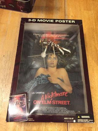 Mcfarlane Toys 3d Movie Poster A Nightmare On Elm Street Freddy Krueger