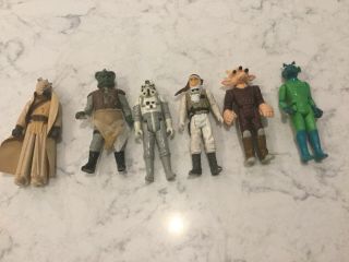 Group Of Six Vintage Star Wars Figures