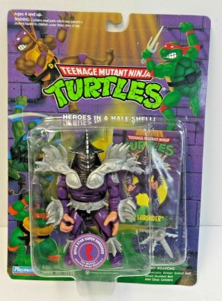 Tmnt Movie Star Shredder Figure 1994 Moc Teenage Mutant Ninja Turtles