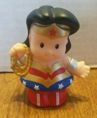 Fisher Price Little People Wonder Woman Figure Good Pre Owned