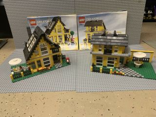 2 Lego Creator 4996 Beach House 3 In 1 Each Build Are 100 Complete With Instruc
