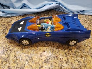 Vintage Kenner Dc Powers Batman & Robin With Batmobile 1984