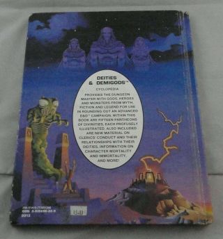 Advanced Dungeons & Dragons Deities & Demigods AD&D TSR2013 AD&D 1980 2